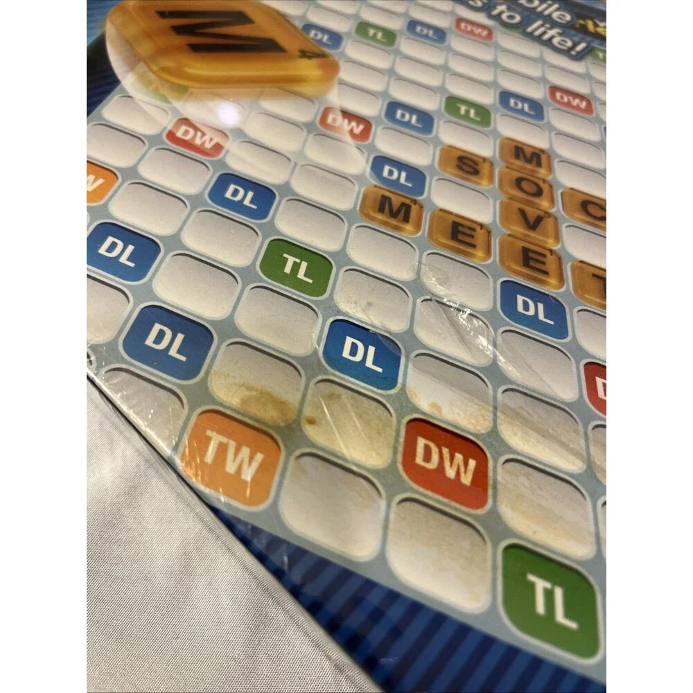 SEALED- Words With Friends Board Game - Zynga Hasbro NEW
